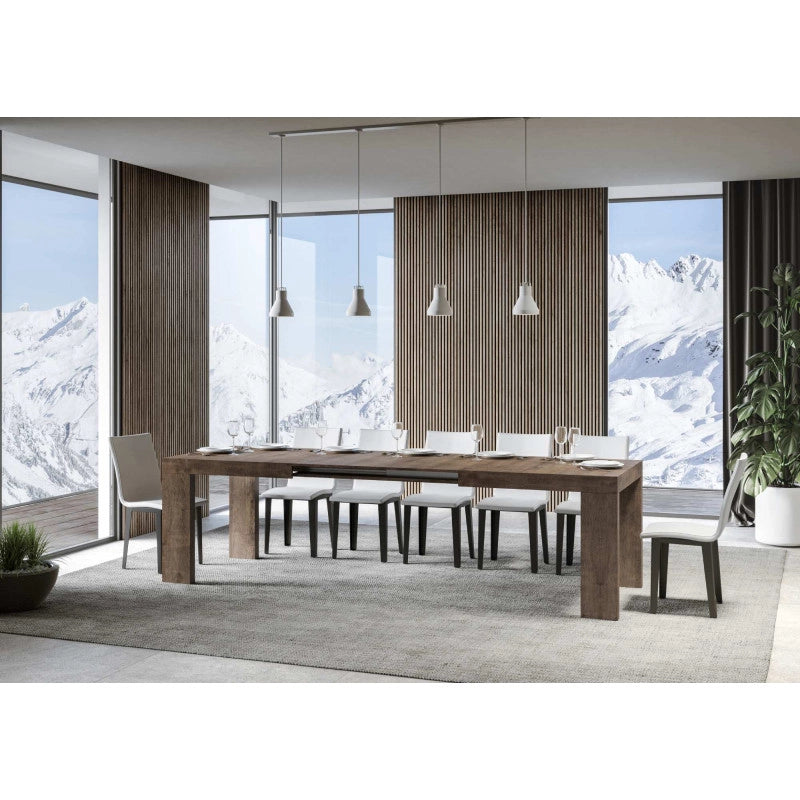 Tavolo allungabile 200/460x90 cm Roxell - Noce