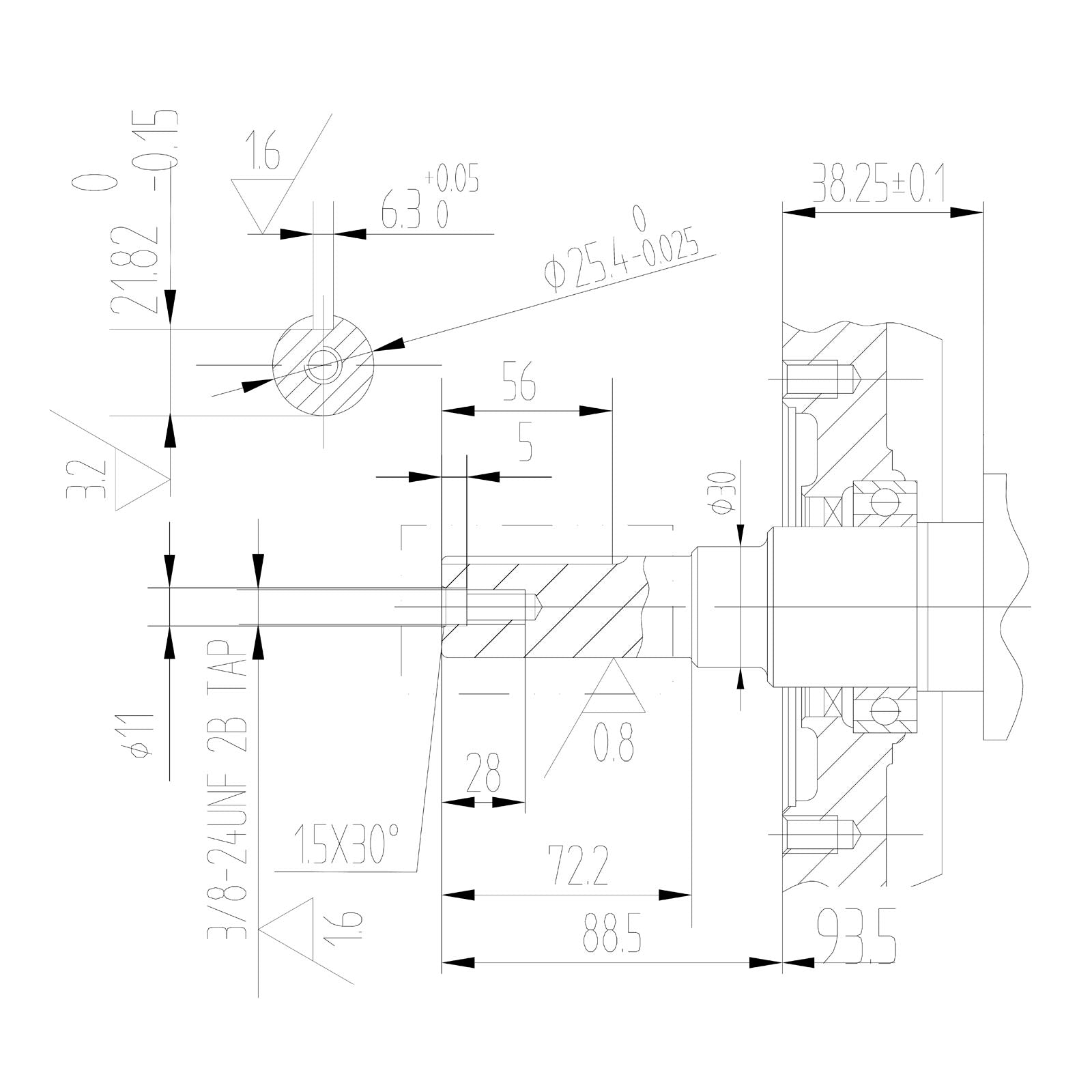 LIFAN KP460 Motore a benzina KP460 25,4mm 15,6 CV a 1 cilindro per piastre vibranti e macchine edili