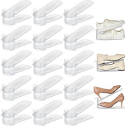 15 Set di Organizzatori per Scarpe Flessibili per Risparmio di Spazio