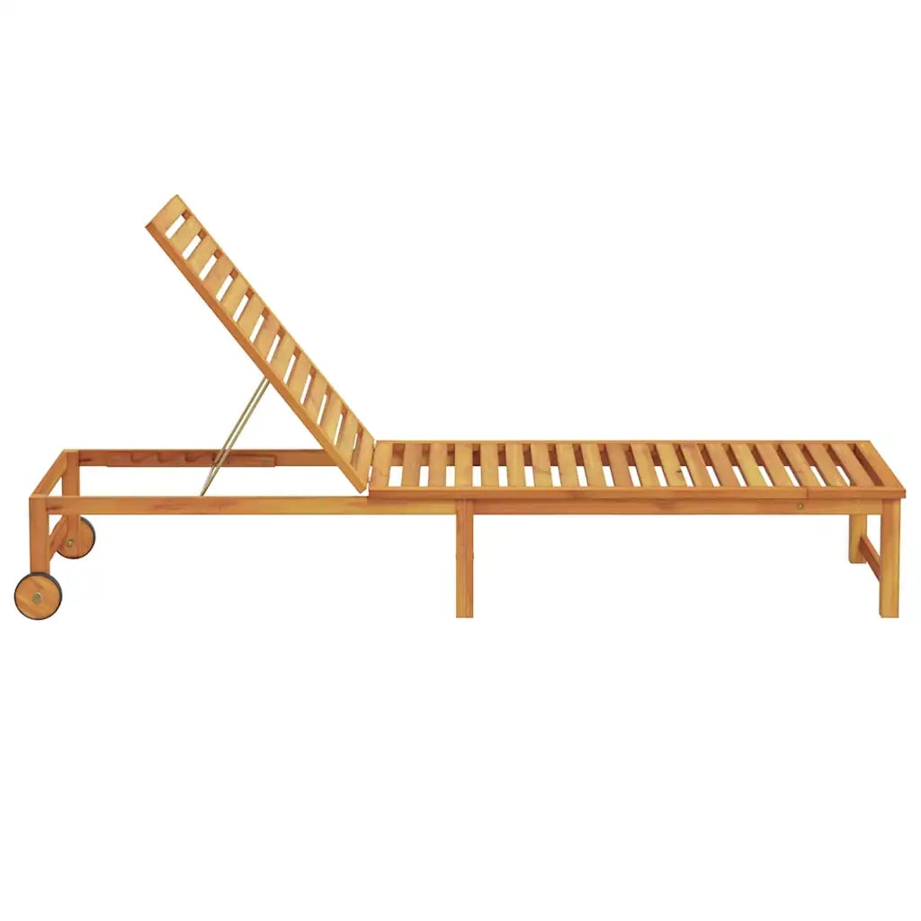 Lettino da sole Marrone 202 x 53 x 89 cm 4108106