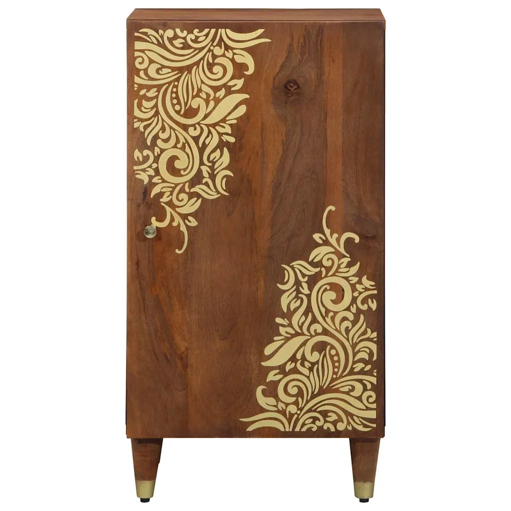 Credenza-Buffet-Armadio da cucina Marrone 40 x 33 x 75 cm Legno di mango massello 175142