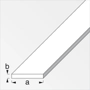 PROFILO BIANCO H.200 CM PIATTO 20X2 MM- 5,0 pz
