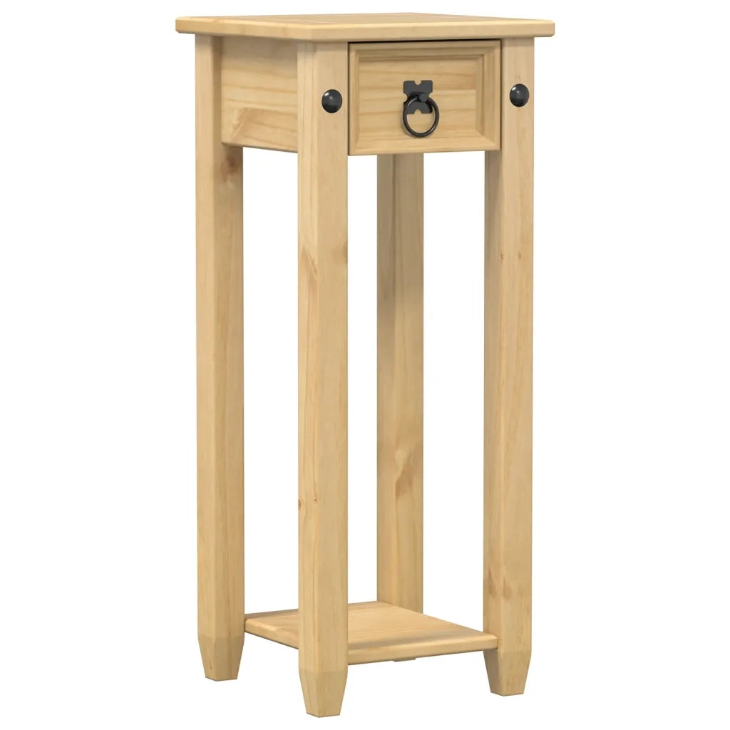 Porta piante | Sostegno per piante Corona 30x30x73 cm in Legno Massello di Pino