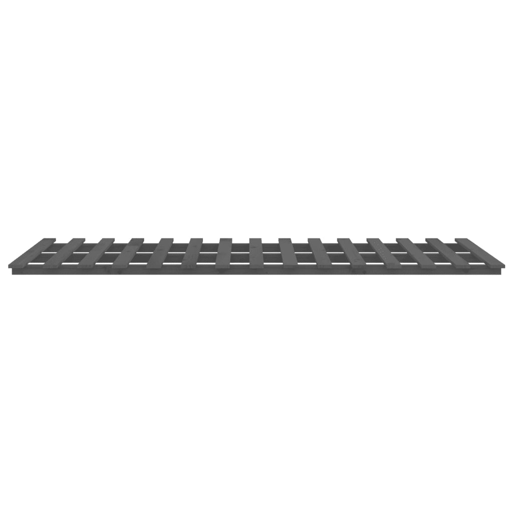 Giroletto Grigio 90x200 cm in Legno Massello di Pino 824550