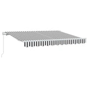 Tenda da Sole | Tenda Retrattile Antracite 350 x 200 cm Tessuto