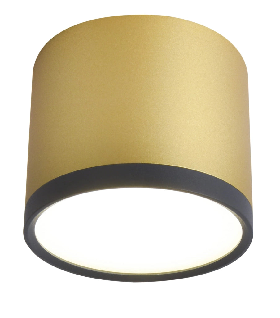 Plafoniera Candellux TUBA LED 9W oro/nero 4000K 650lm