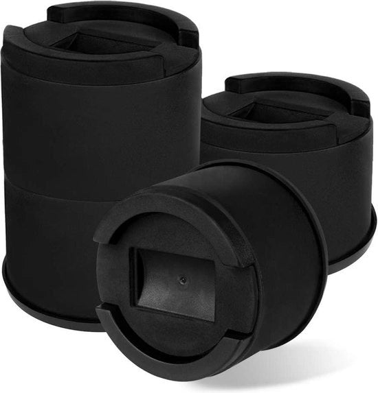 Set di sollevatori di mobili da 4 pezzi - Sollevatori di mobili adattabili - Adatti a tutti i mobili - Mobili a L - 79 cm e 154 cm - Struttura Heavy Duty