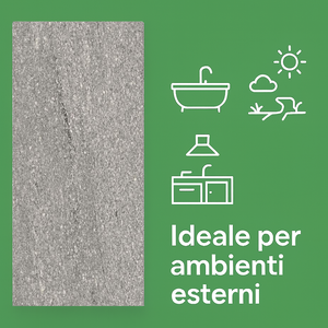 Piastrella gres porcellanato rettificata london grey s.agostino 60x120 cm *** misura 17,28 m2, confezione 1