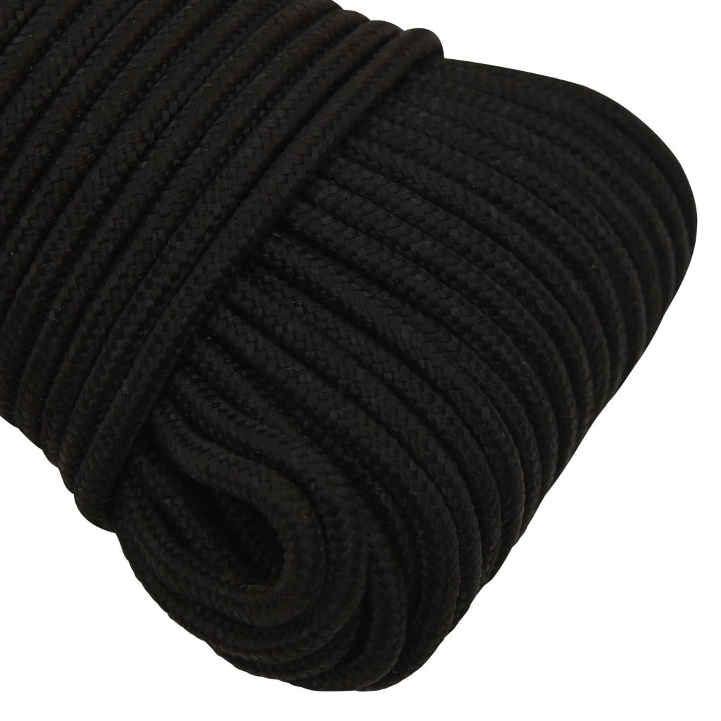 Corda multiuso 5 mm 50 m Nero Poliestere 300 kg Carico massimo 3473492