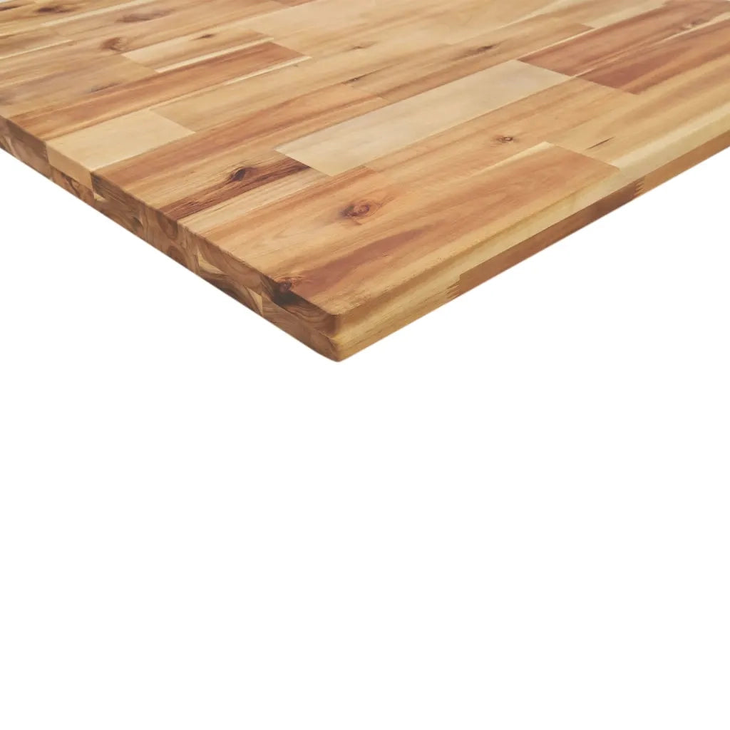 Piano da Bagno Finitura a Olio 160x40x4 cm in Legno di Acacia CFW1617136