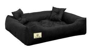 AIO FACTORY 115x95 cm PRESTIGE Letto per cani impermeabile nero