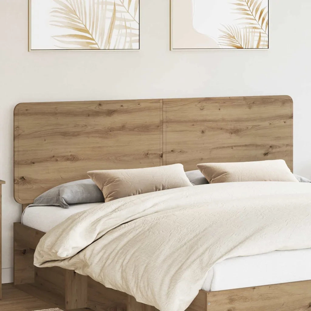 Testiera-Testata-Testiera Decorativa Rovere artigianale 200 cm Legno multistrato 289473