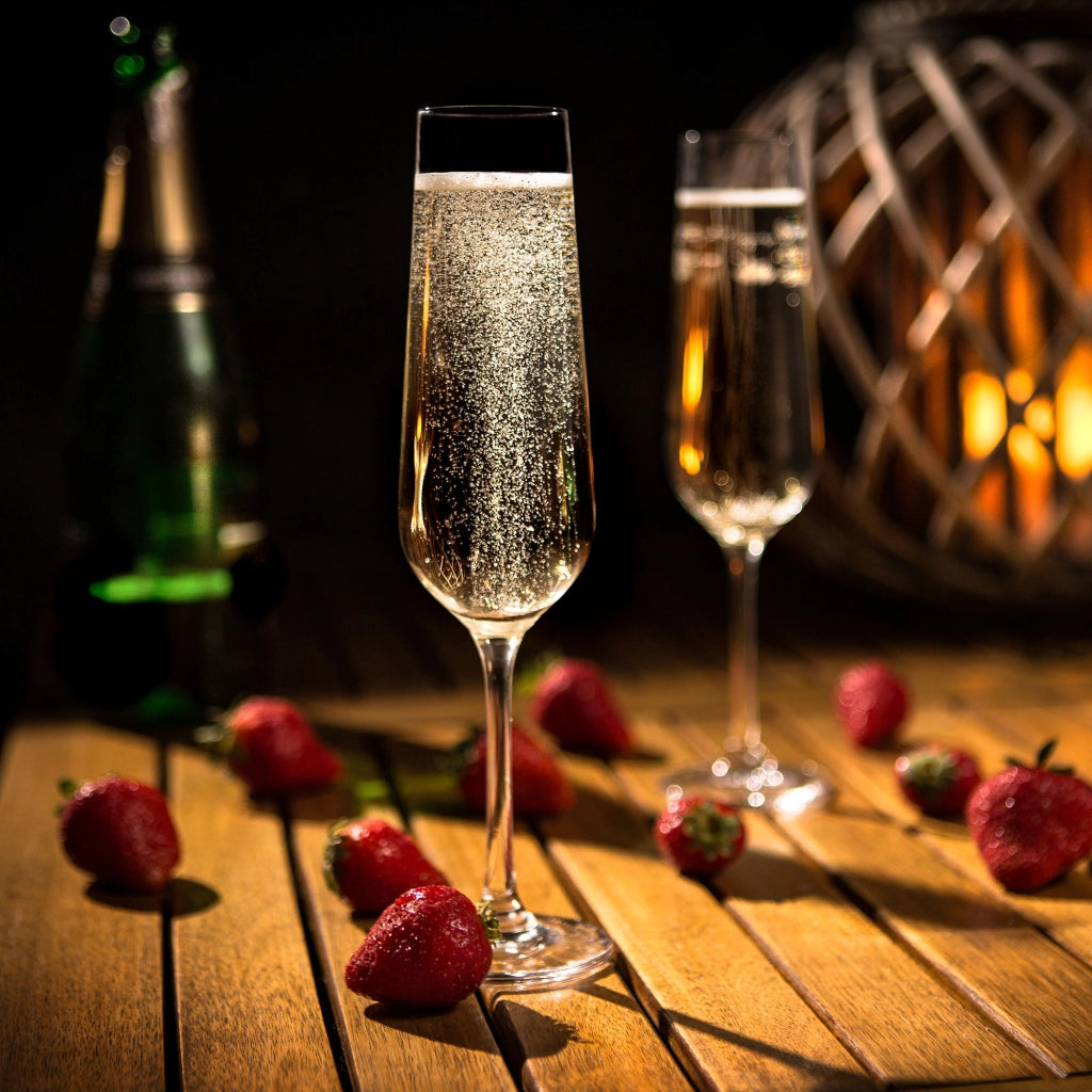 Set di 6 bicchieri da champagne/prosecco KADAX da 200 ml
