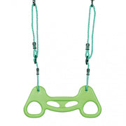 Altalena Trapezio con Corde in Plastica Verde