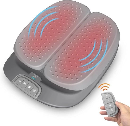 Apparecchio di massaggi pedali elettrici con calore e vibrazione - Velocità di vibrazione regolabile per il sollievo dal dolore e l'incremento del flusso sanguigno