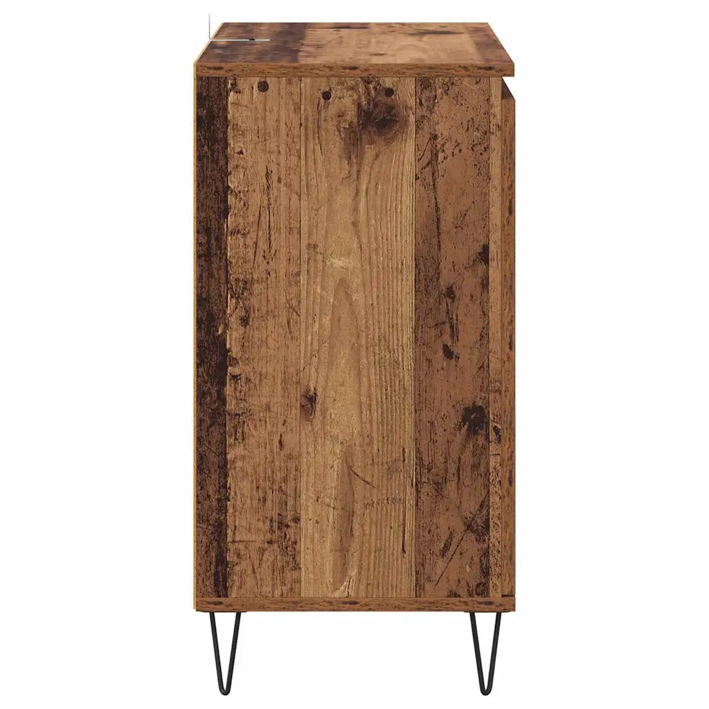 Credenza-Buffet-Armadio da cucina Legno vecchio 60 x 35 x 70 cm Legno multistrato 959838