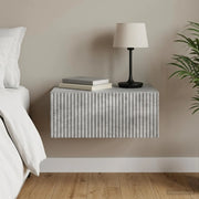Mobiletto da notte a muro Grigio Cemento 49 x 34,5 x 20 cm 898451