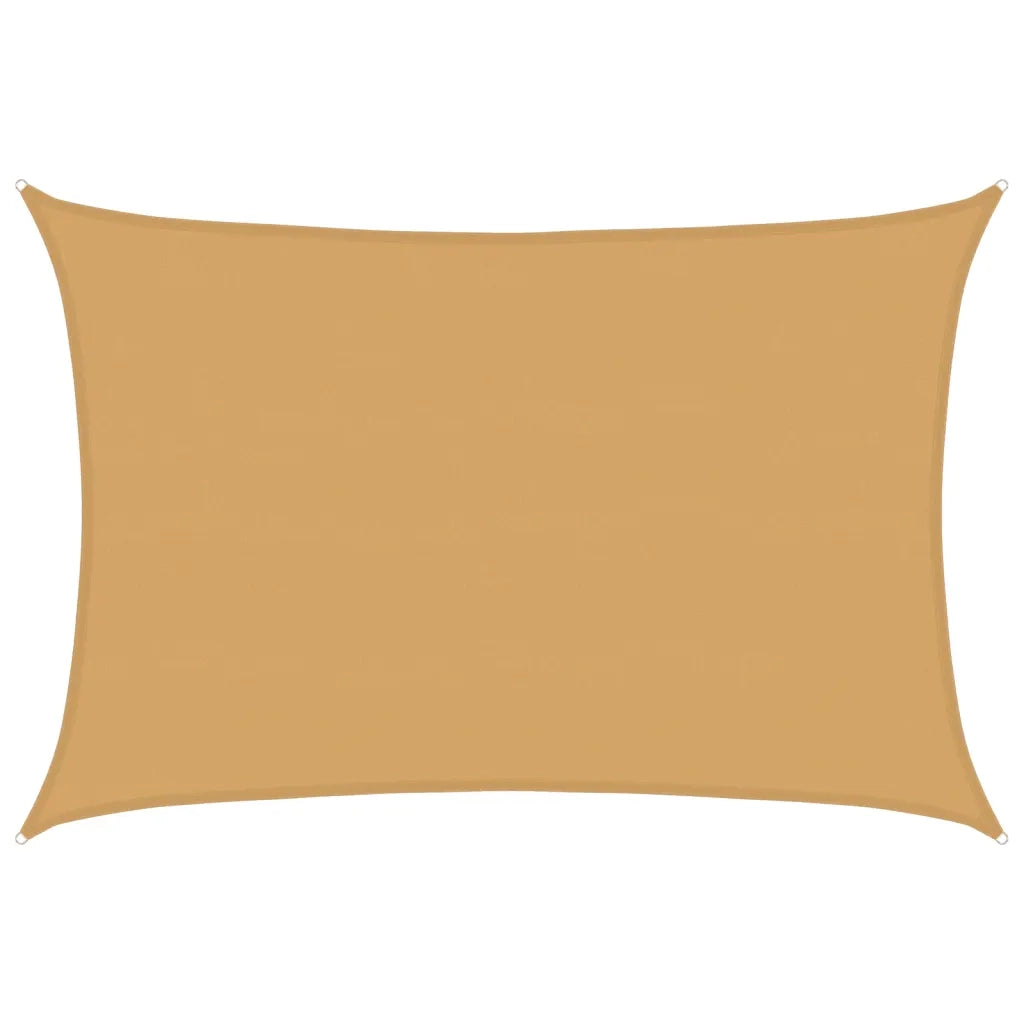 Vela Parasole 160 g/mÂ² Rettangolare Sabbia 5x7 m in HDPE