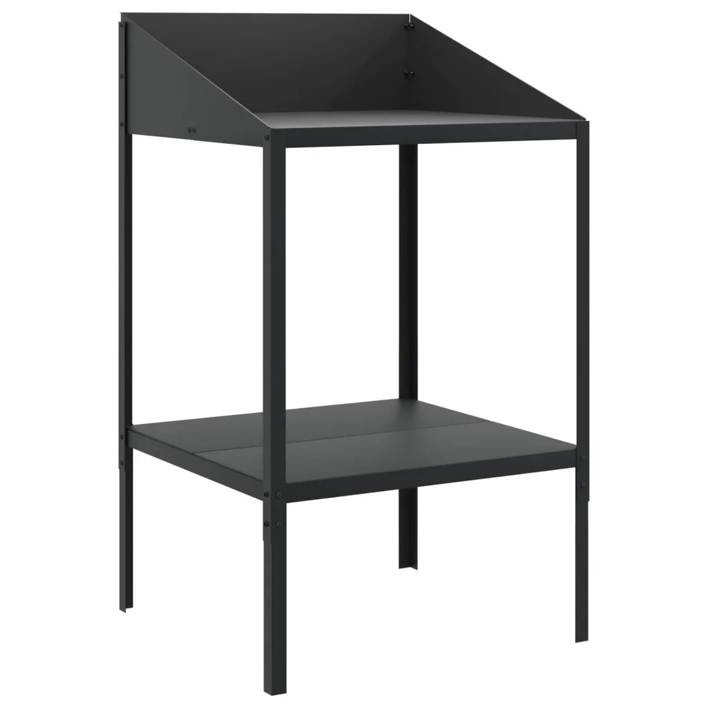 Supporto per piante | Sostegno per piante Antracite 56,5x54,5x100 cm Acciaio Zincato
