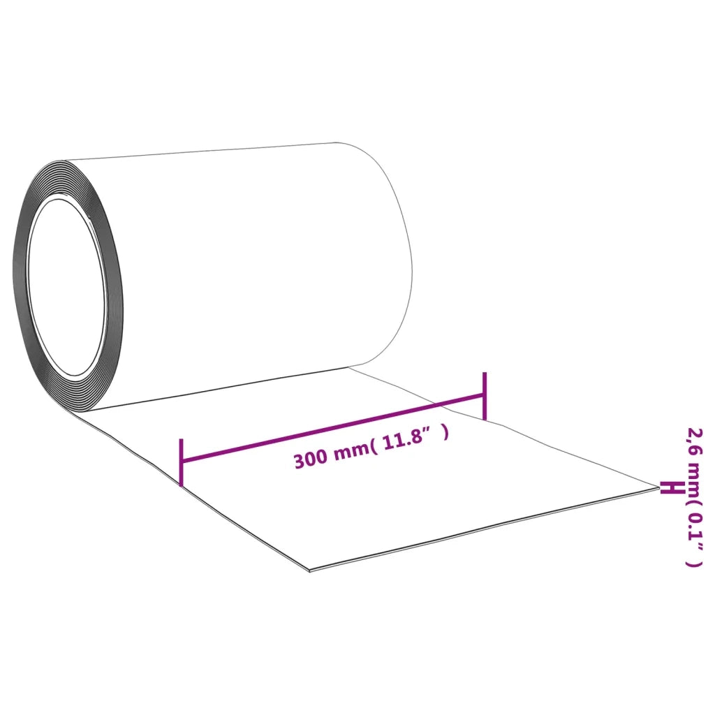 Rotolo per Tenda a Strisce in PVC 2,6mm x 300mm 25 m