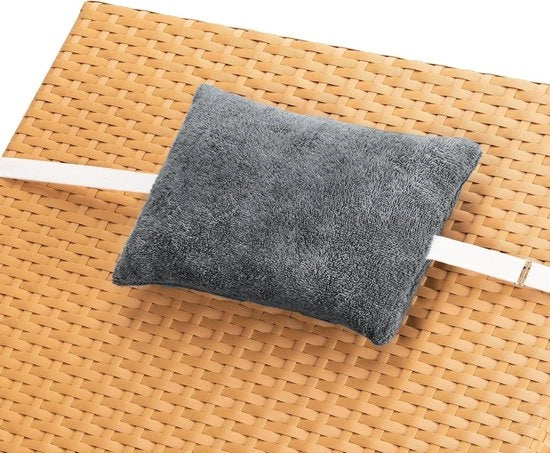 Cuscino di Sostegno per Ombrellone da Giardino - 30 x 20 cm - Copertura Lavabile con Cinturino - Diverse Colori