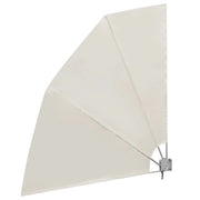 Tenda da sole laterale retrattile/schermo privacy per patio giardino terrazza balcone 210 x 210 cm crema 02_0007057