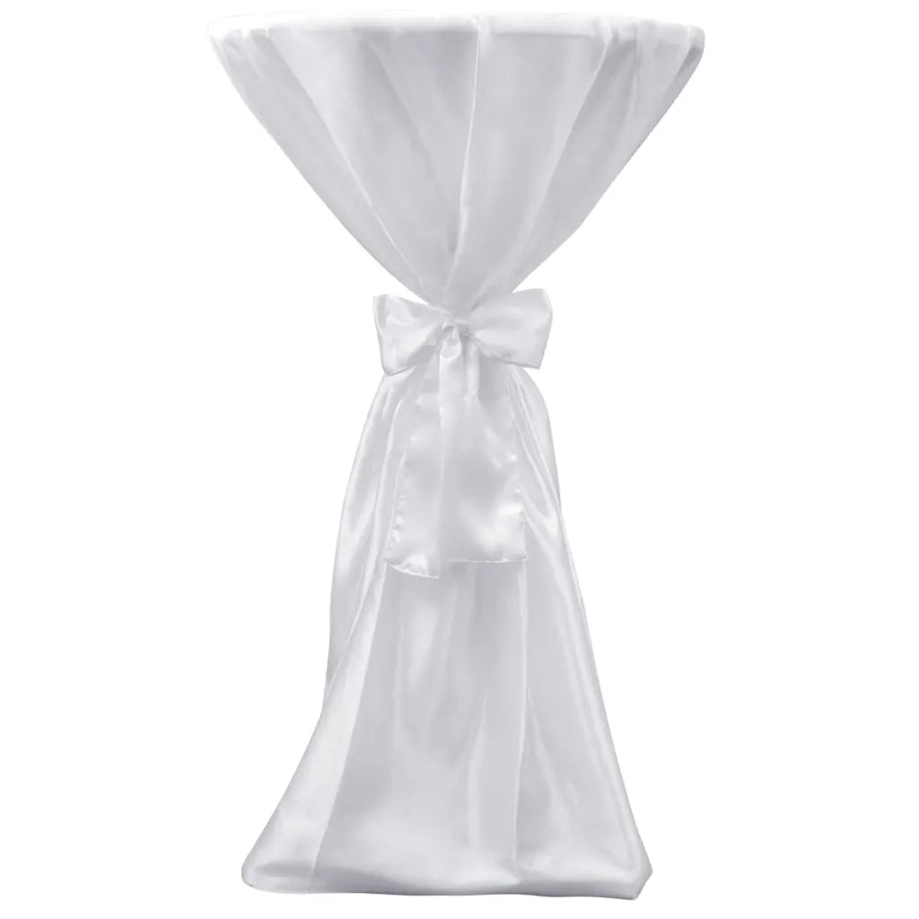 Copritavolo Bianco 70 cm con Fettuccia 2 pezzi CFW9070786