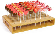 Supporto per Cake Pop standard per 100 cakepops e lolly, sostegno in legno per decorazione e presentazione di cakepops - compleanno dei bambini, matrimonio