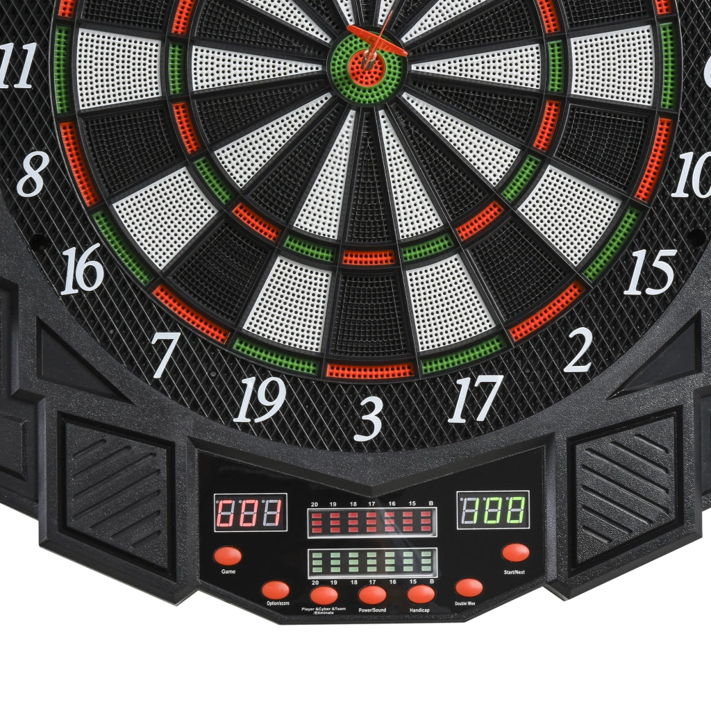 Dartboard Elettronico con Voce LED e 12 Freccette ¨C zephmum ¨C 27 Giochi 216 Varianti per 8 Giocatori