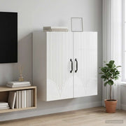 Mobiletto a muro Bianco Lucido 59 x 31 x 60 cm 898919
