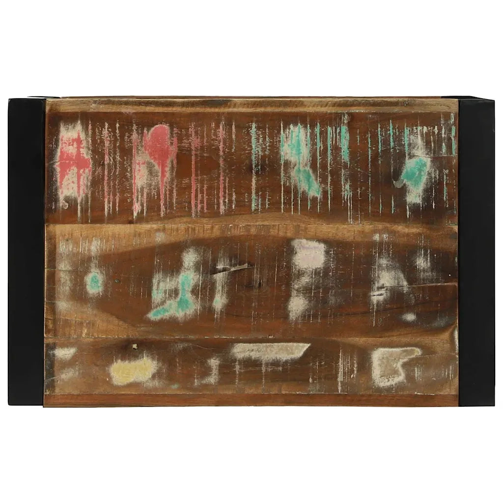 Cubetto da Parete Marrone Legno Recuperato Massello CFW7574386
