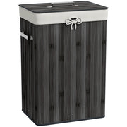 Cesto per Biancheria ¨C zephmum ¨C 40x30x60 cm Grigio Scuro