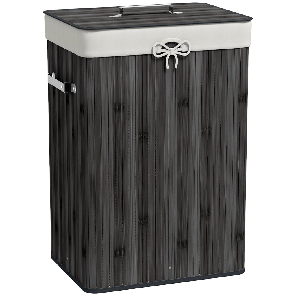 Cesto per Biancheria ¨C zephmum ¨C 40x30x60 cm Grigio Scuro