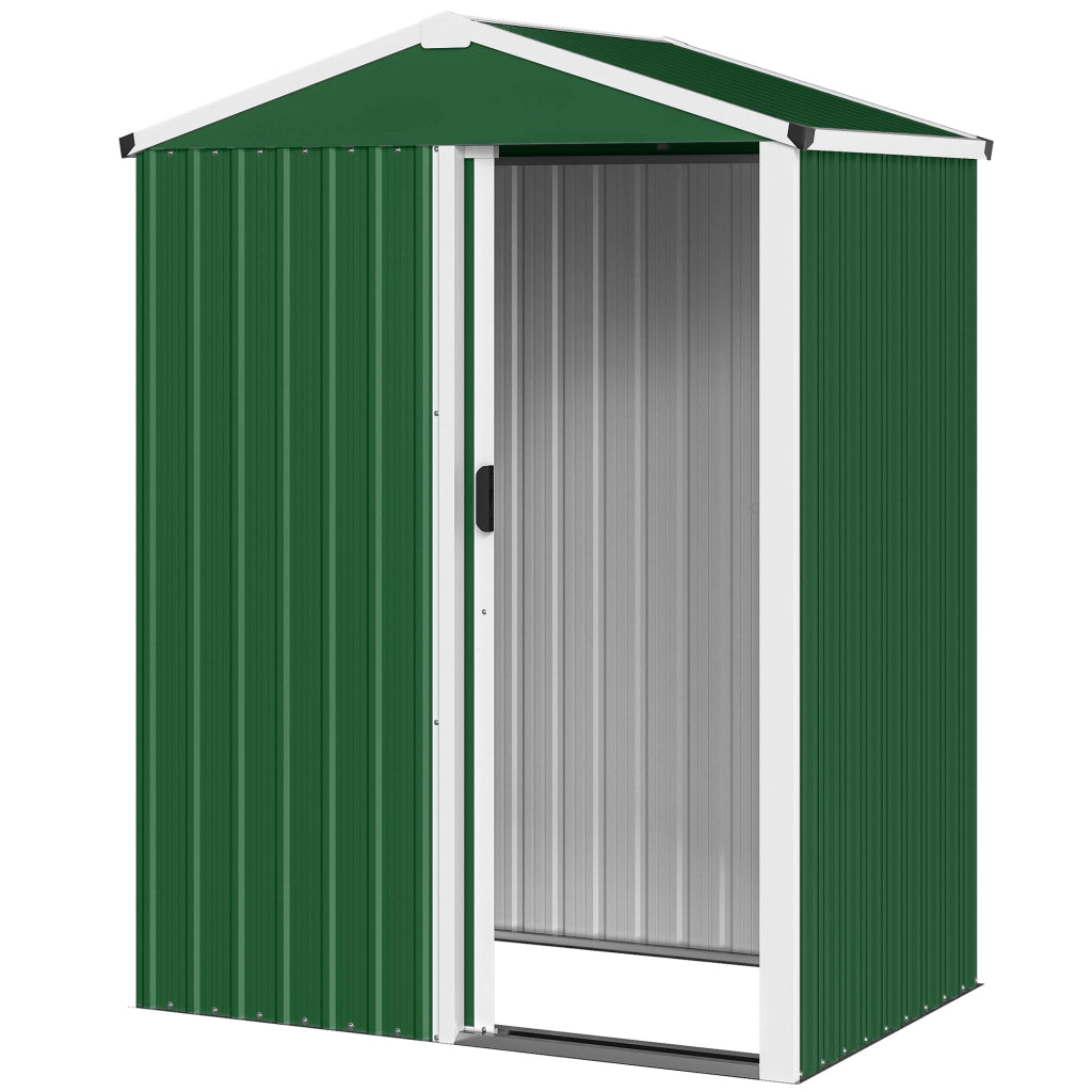 Casetta da Giardino in Acciaio ¨C zephmum ¨C Verde 136x87x179 cm