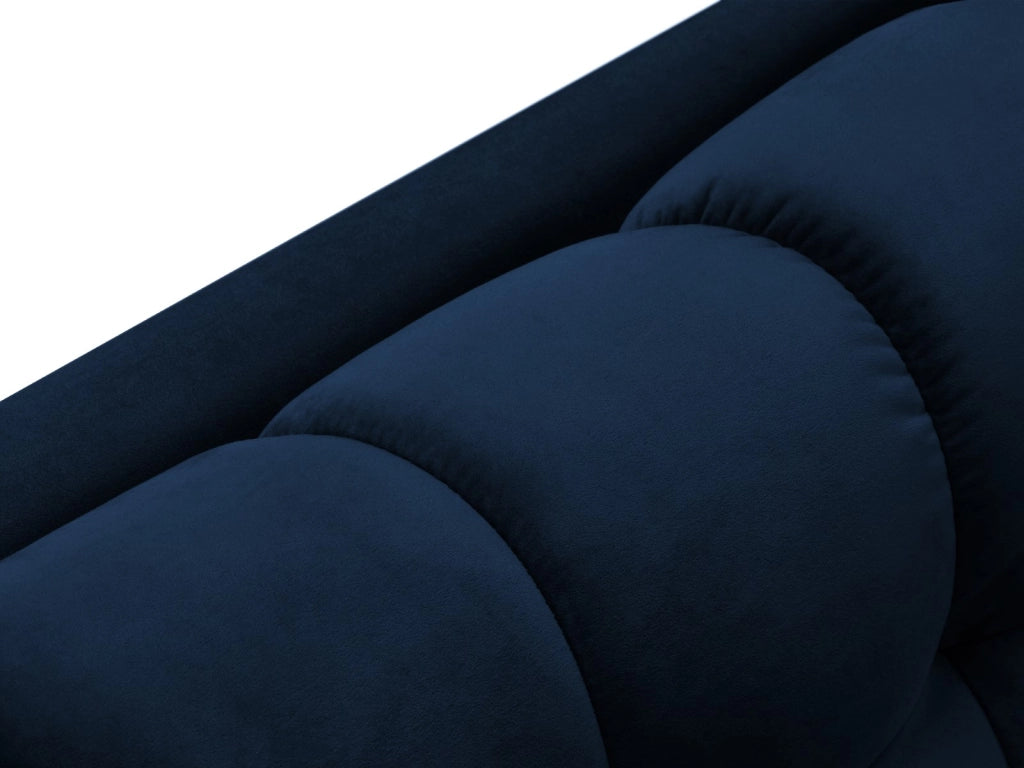 Cosmopolitan Design - Chaise longue destra "Bali" in velluto blu reale 