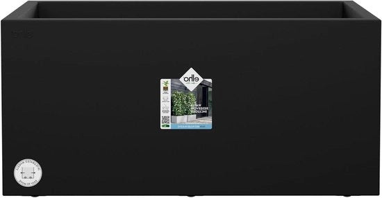 Piantagione per Interno e Esterno - 100% Plastica Riciclata - L 198 x H 378 cm - Nero Vivente