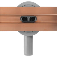 Scarico Lineare Rea Neox Slim Pro Brushed Copper 100