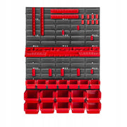 Pannello portautensili KADAX da parete per officina, 58x78 cm, 17 scomparti, 20 supporti, garage.