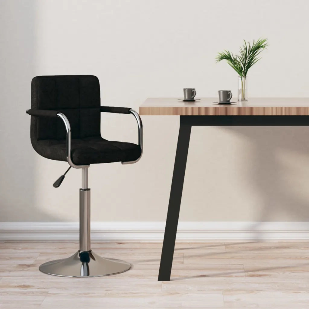 Sgabello da Bar Nero in Tessuto cod mxl 76785