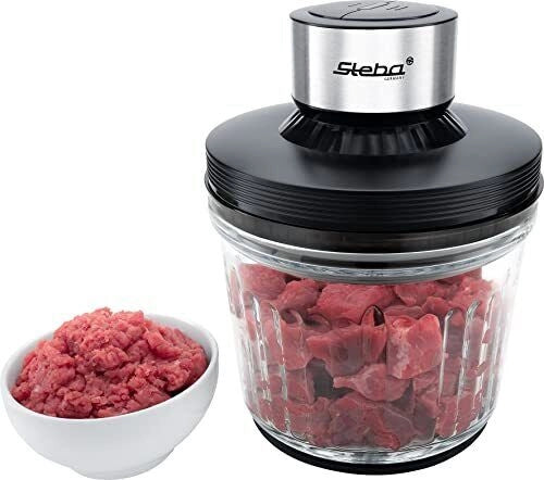 Steba 28.34.00 MG 400 Tritatutto Multifunzione 2 L 400W 4 Lame Acciaio Inox 2 Velocita' colore Nero