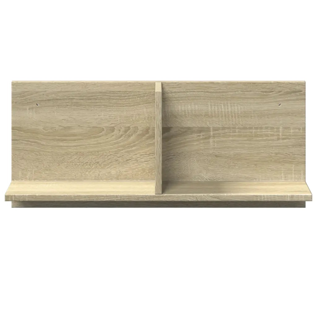 Mobile a Parete 70x16,5x30cm Rovere Sonoma in Legno Multistrato 854852