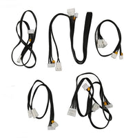 Elettricista - Estensione Cavo di Collegamento 5 Pezzi - Plug e Gioca - Z-as/Y-as/X-as - E-as - PVC - Adatto per Ender 5/Pro/Plus - Estensione Cavo