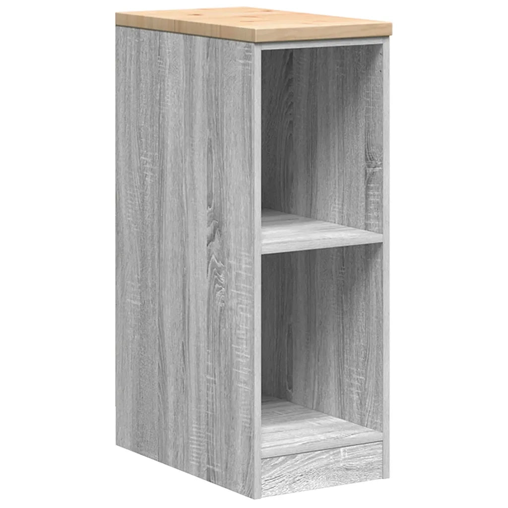 vidaXL Armadietto da Garage Grigio Sonoma 30x51x85 cm