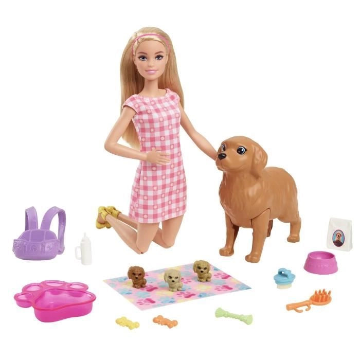 Barbie - Barbie Nascita Dei Cuccioli - Bambola