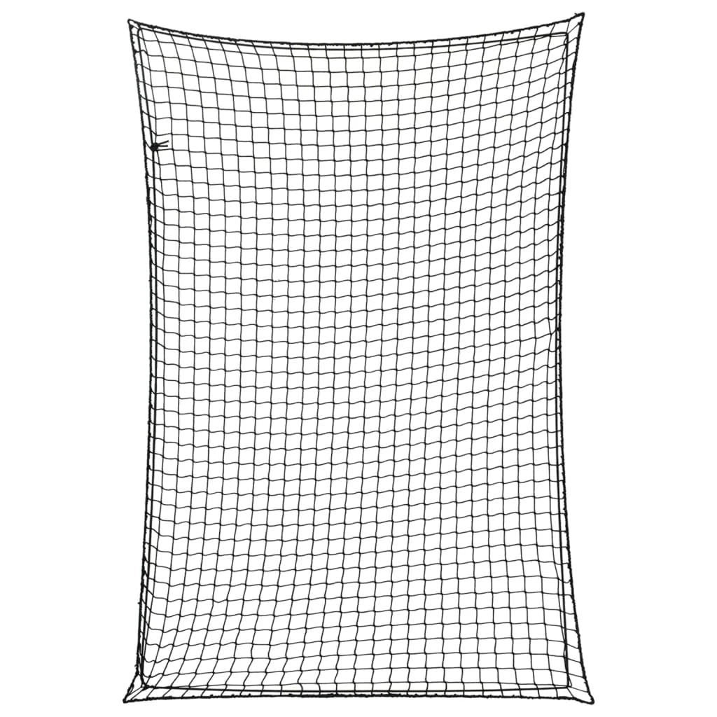 Rete per rimorchio telo di fissaggio del carico portapacchi con corda elastica 2,2 x 1,5 m PP nero 02_0042180
