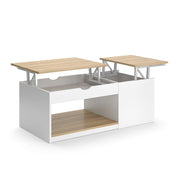 Vicco Tavolino Bianco/Sonoma 55 x 110 cm