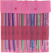 Breinaaldi - 25 cm - Breinaaldi Colorati in Metallo per Progetti di Lavorazione a Maglia DIY