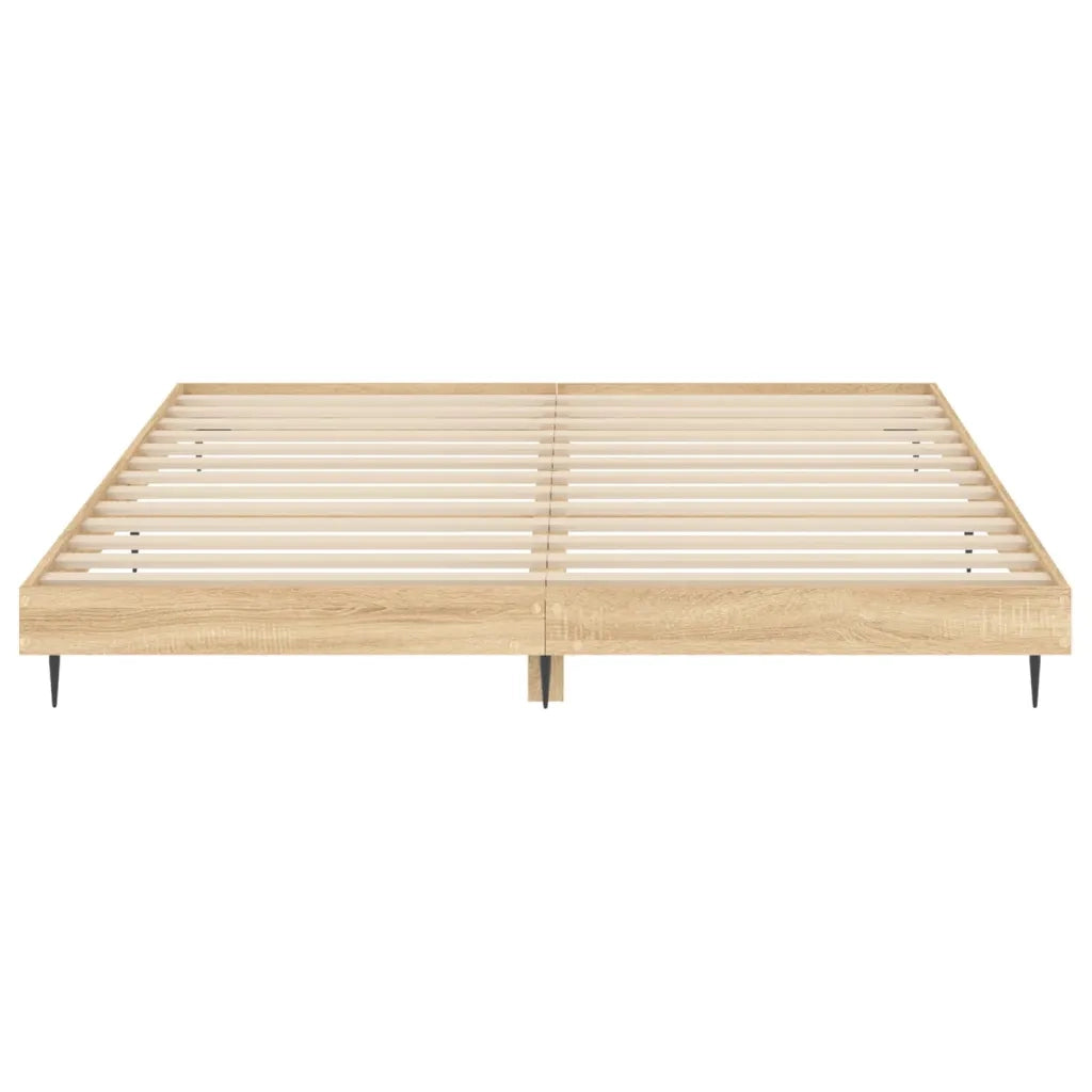 Giroletto senza Materasso Rovere Sonoma 120x200cm in Truciolato 832256