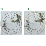 Set 3 ghirlande in ferro 50 cm