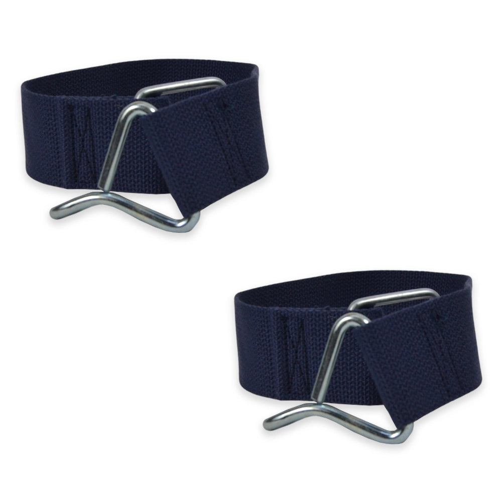 Coppia di 2 Cinghie Ricambio Sdraio Fiam Fiesta 127PEBSBL blu con ganci metallo